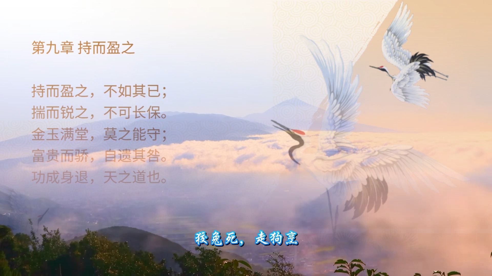 道德经第九章 B站