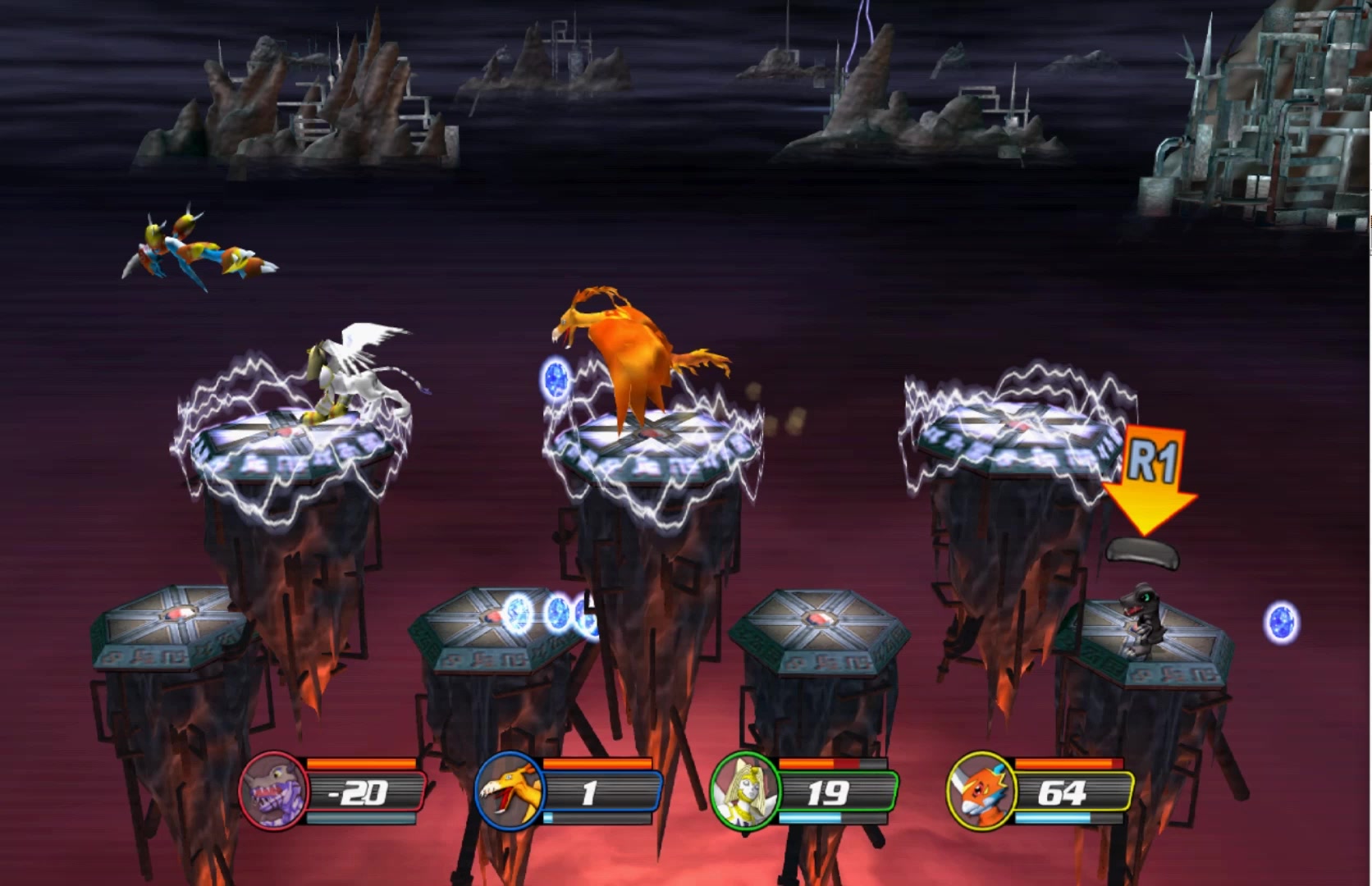 ps2数码宝贝2黑暗暴龙兽魔法免疫物理攻击有效