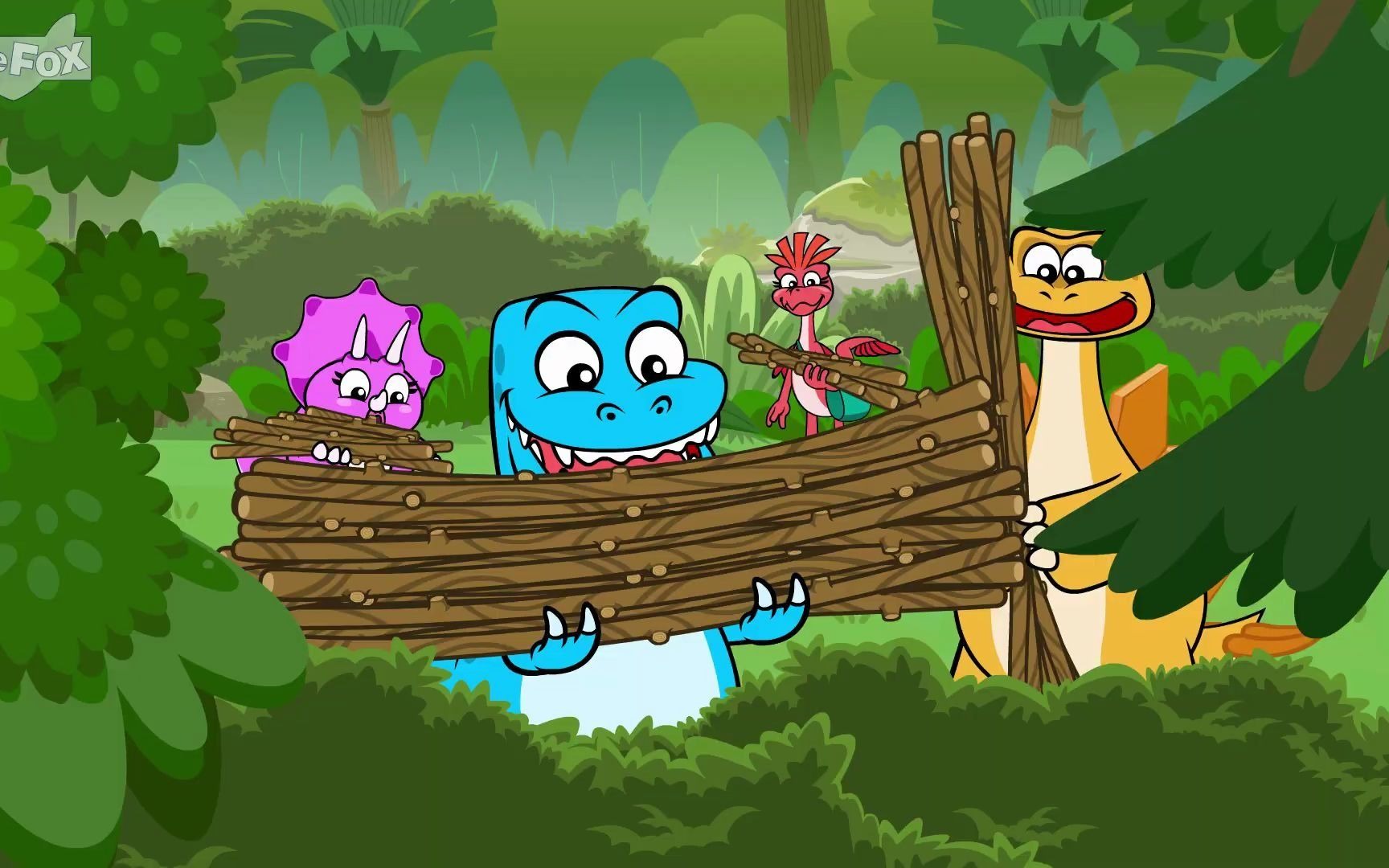 小恐龙朋友们 23_ 堡垒(dino buddies 23_ the fort)_哔哩哔哩_bili