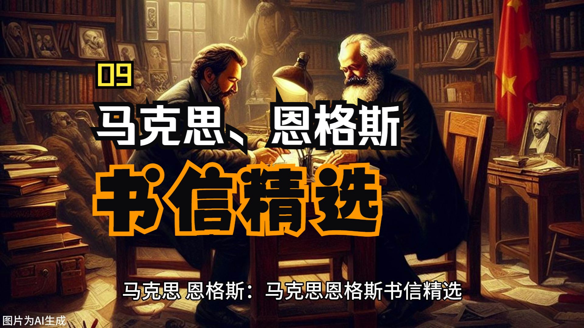 [图]09 马克思、恩格斯：马克思、恩格斯：马克思恩格斯书信精选【马克思恩格斯列宁经典著作选读2018】