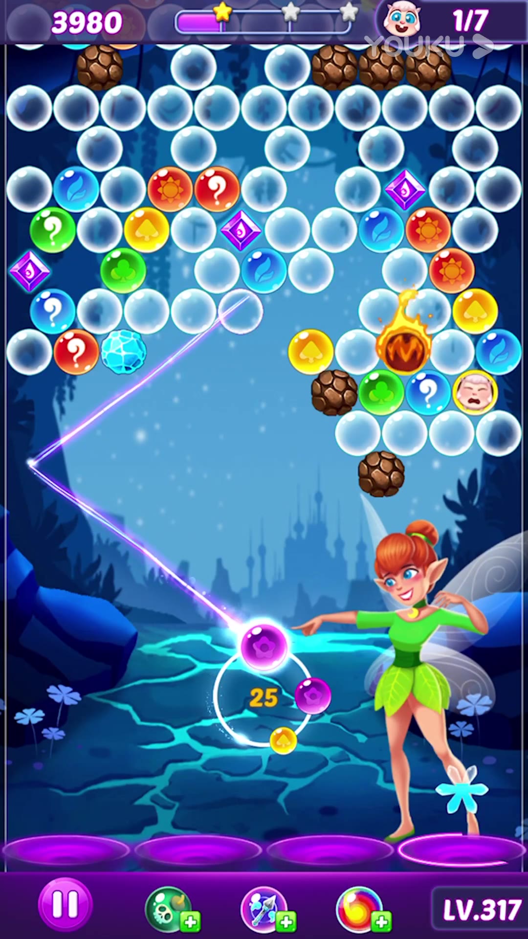 ios《泡泡精灵传奇》关卡317_1080p