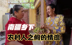 Download Video: 南疆乡下的邻居情，一家种菜两家吃！维吾尔妈妈新菜式，谁馋了？