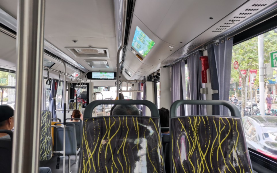 上海公交36路车内视角,原声原速.