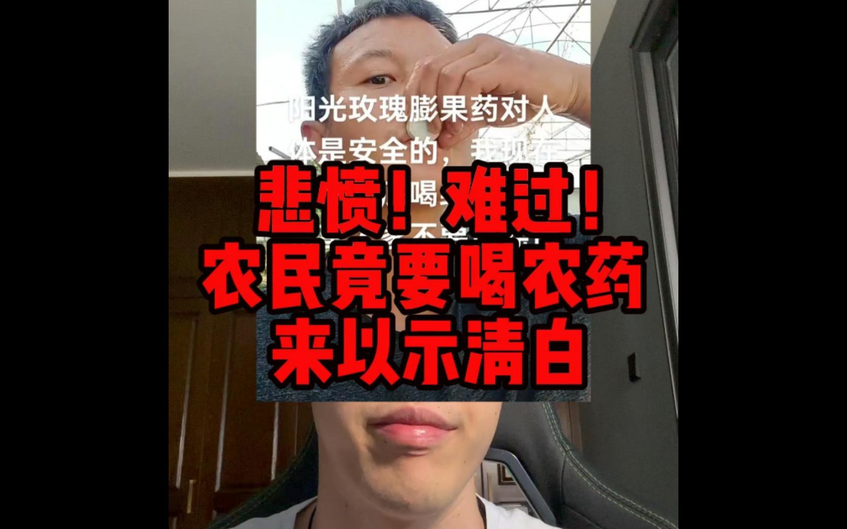 不打农药你还吃个鸡毛啊