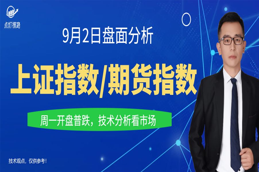 9月2日上证指数期货指数:周一开盘市场普跌,技术分析看市场哔哩哔哩bilibili