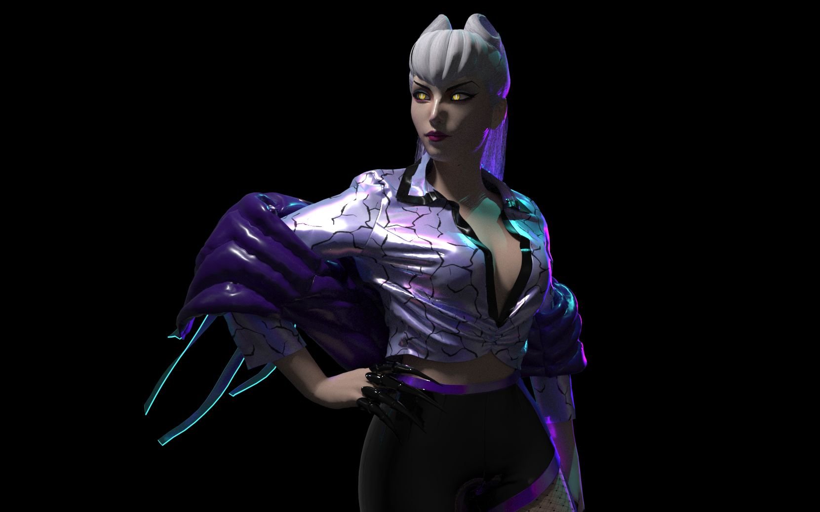 clo3d练习伊芙琳走秀动画