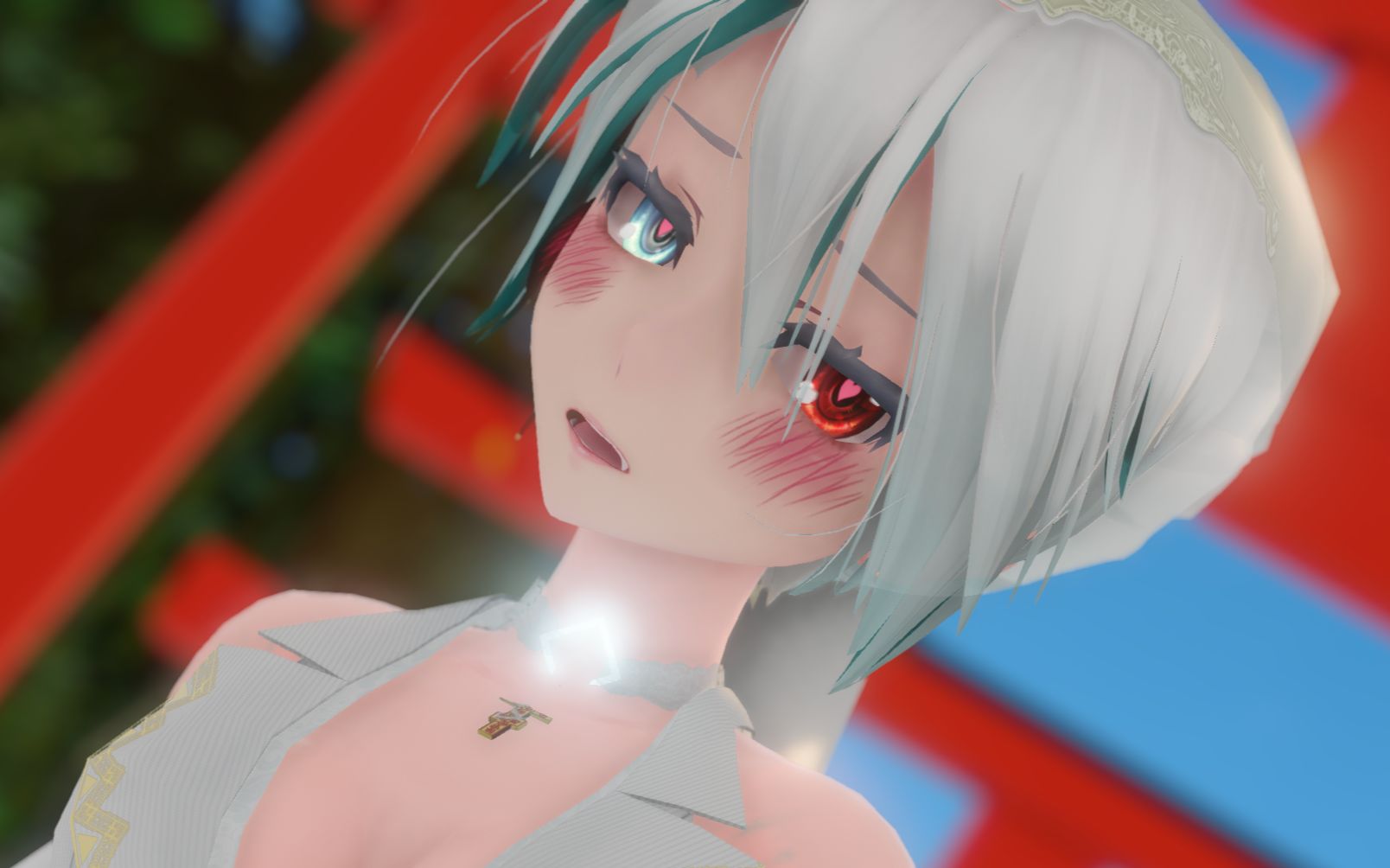 花嫁言和【mmd】呐,我好看吗?