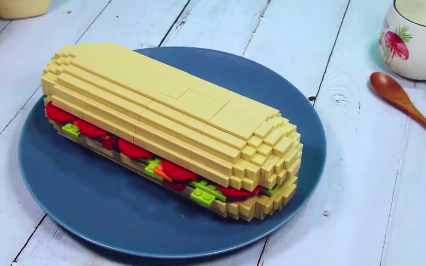 【定格动画】乐高烹饪-banh mi !(越南三明治)_哔哩哔哩_bilibili