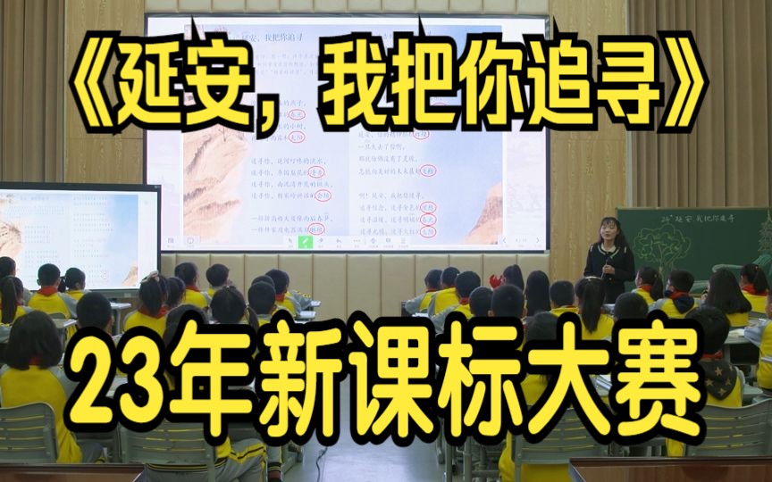 《延安,我把你追寻》公开课优质课【特级教师】哔哩哔哩bilibili