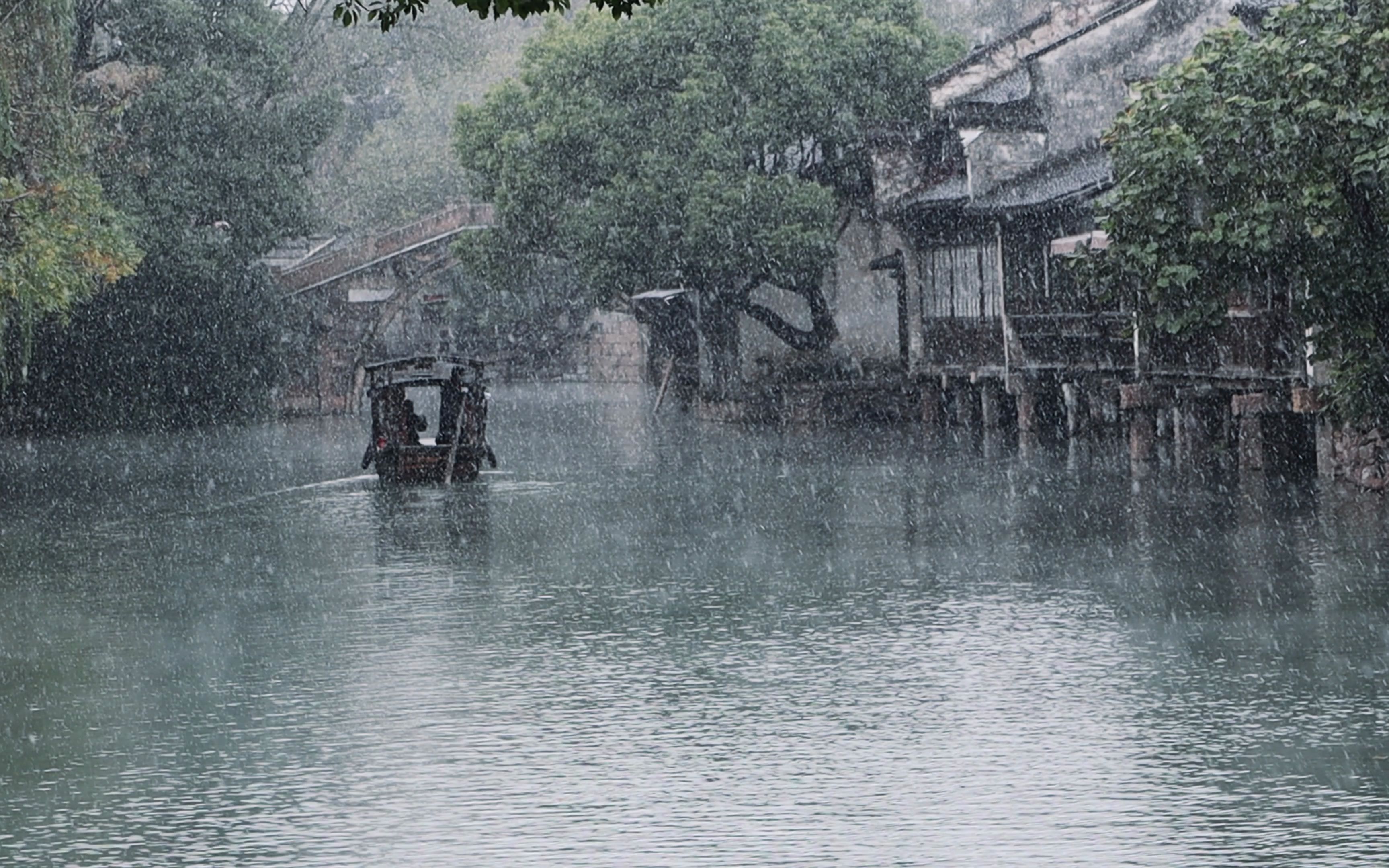 [图]晴乌镇不如雨乌镇，雨乌镇不如雪乌镇