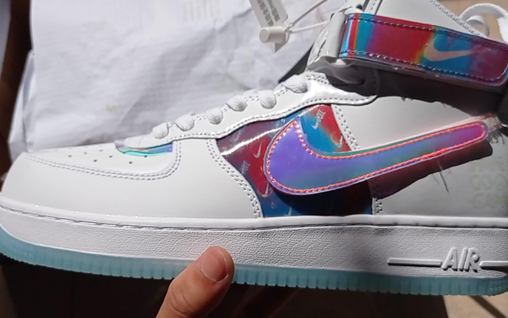 380入的空军一号电玩镭射像素开箱