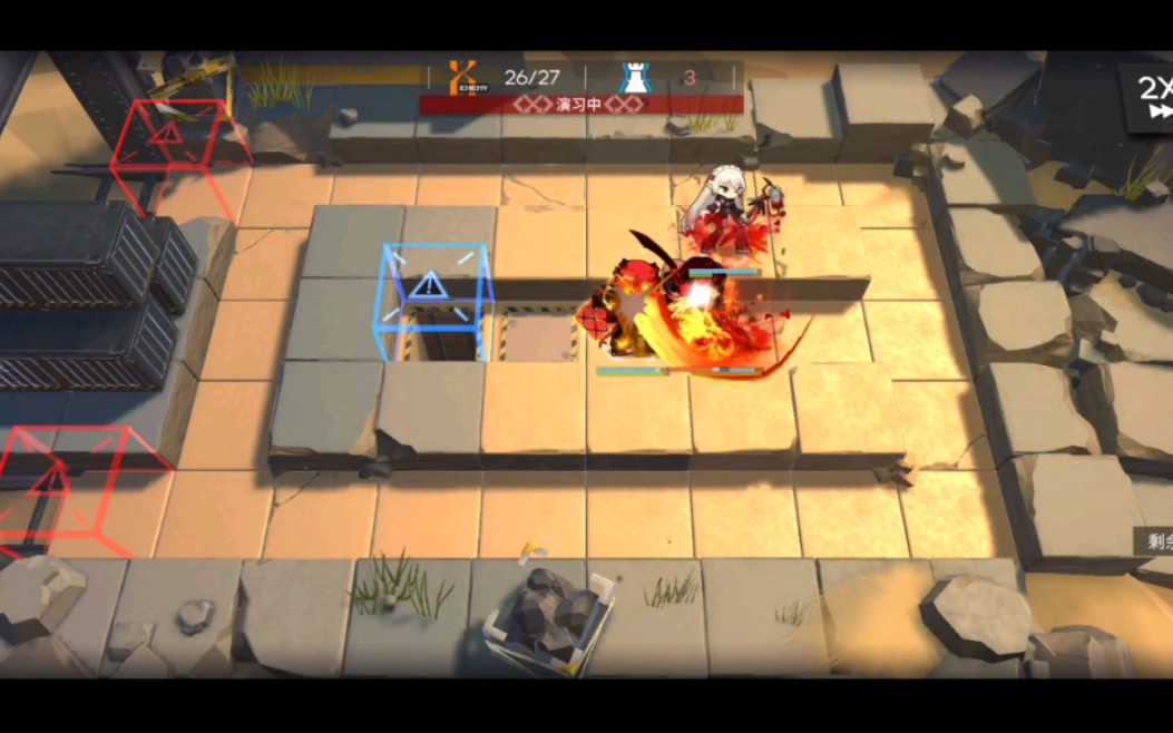 明日方舟满级专3炎客二技能sk3实战表现附满级专3赫拉格一技能对比星