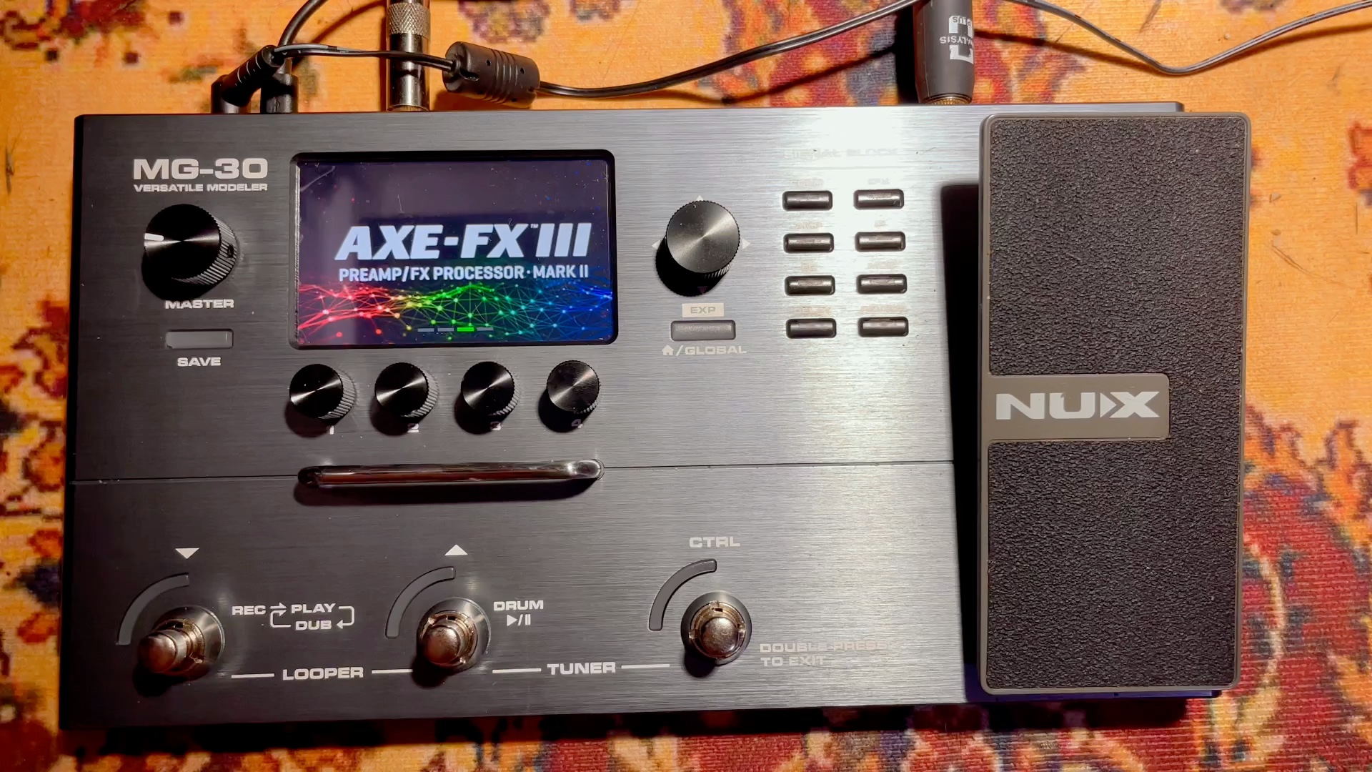 axe助力nux mg30效果器!