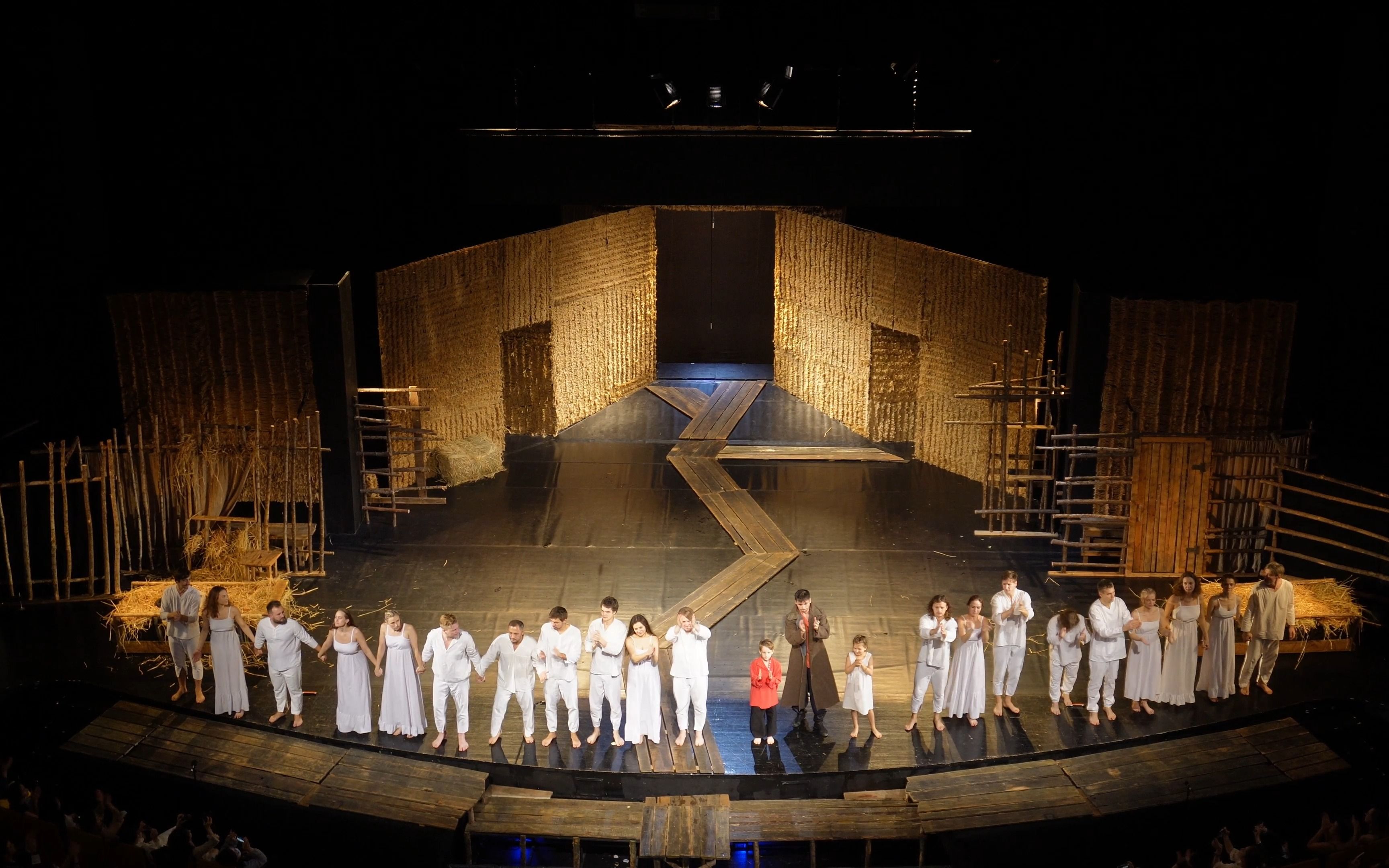 4k话剧静静的顿河тихий дон 上海文化广场20231105 谢幕 大