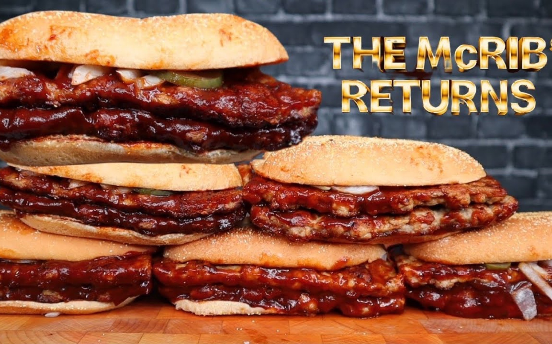 72 the bro 72 麦当劳酱烤猪肋排汉堡,薯条|轻语