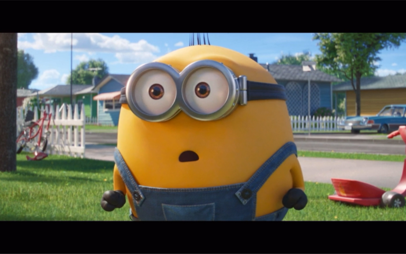 【小黄人2】可爱的小黄人奥托骑着单车!_哔哩哔哩_bilibili