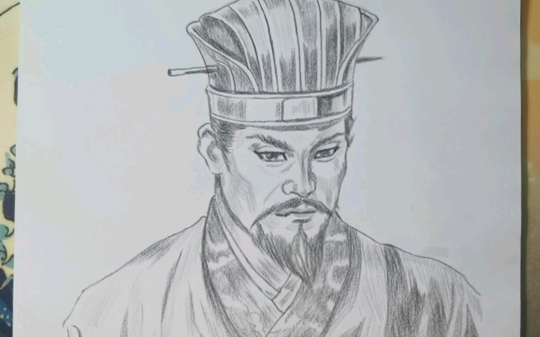 活动  【铅笔绘三国】画一个吴丞相 顾雍 三国志11头像