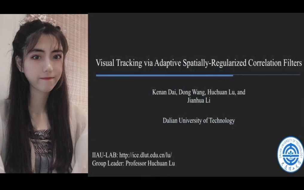 【CVPR2019oral】自适应空间正则化相关滤波目标跟踪算法大连理工卢湖川团队【可不要被封面骗进来哟】哔哩哔哩bilibili