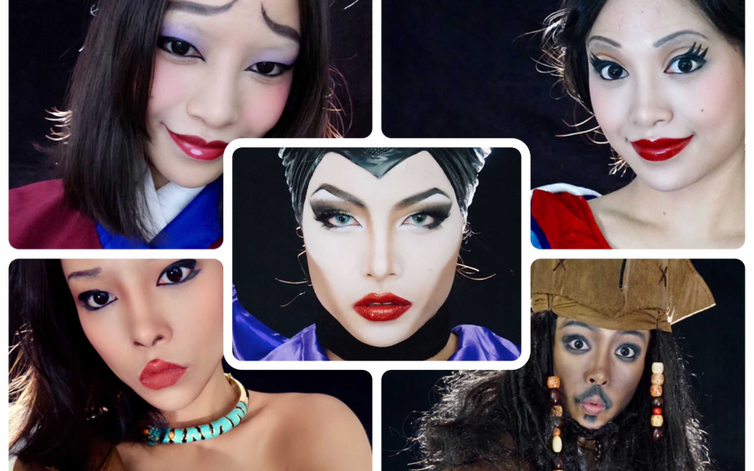 last christmas 木有偶像包袱的迪士尼五款原版人物仿妆 weibo:@beni