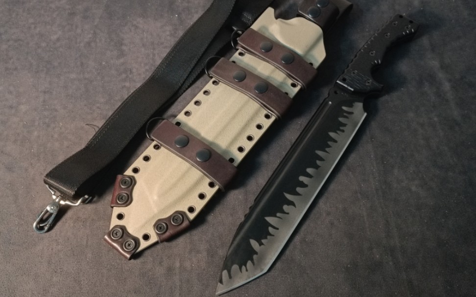 加长加厚版米勒兄弟m31 大尺寸强悍多用途战术排障刀