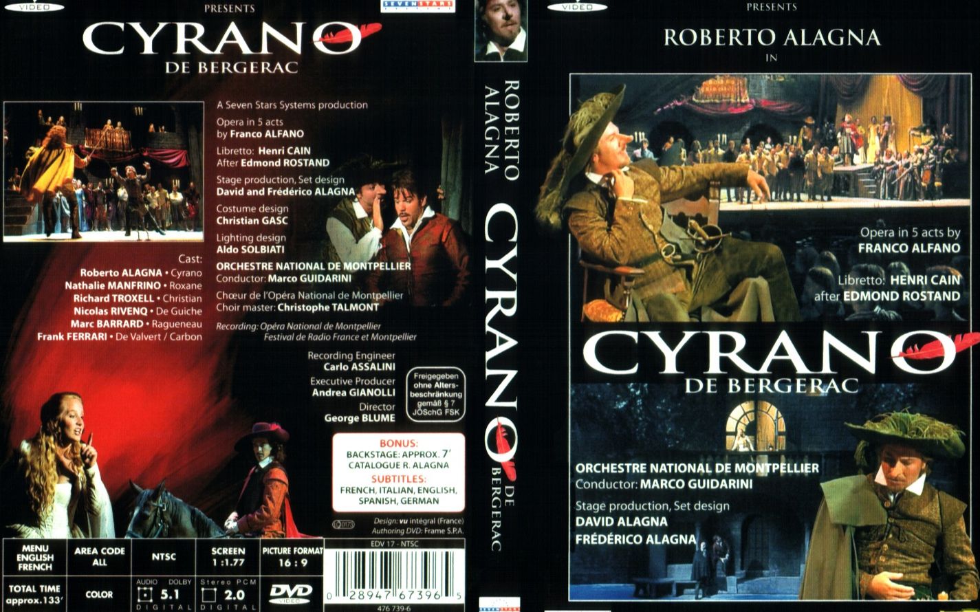 [图]Franco Alfano弗朗科·阿尔法诺 歌剧 - Cyrano de Bergerac大鼻子情圣 2003（英字）