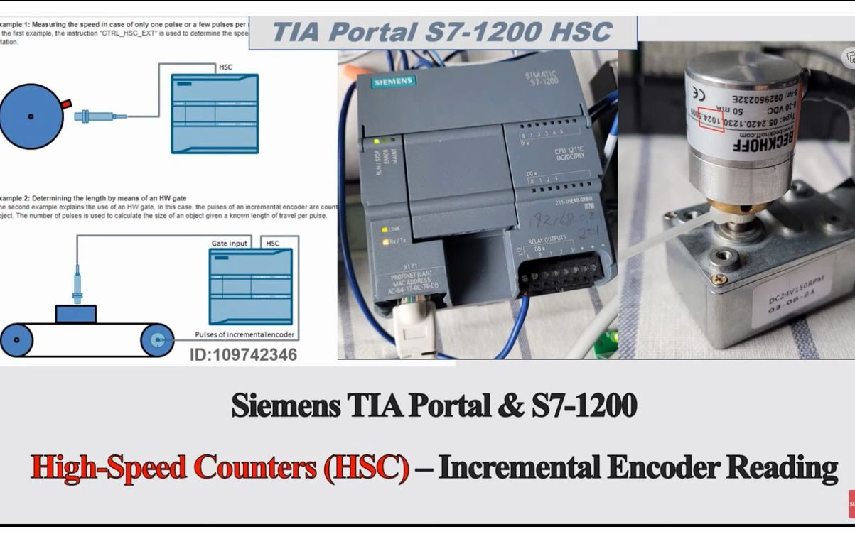Simens S71200根据编码器数据计算电机转速哔哩哔哩bilibili