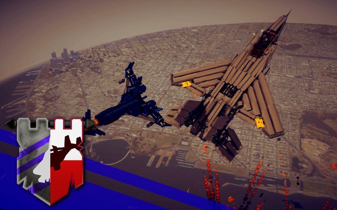 [图]【皇牌空战\BESIEGE】大佬用《BESIEGE》还原《皇牌空战X2》最终关