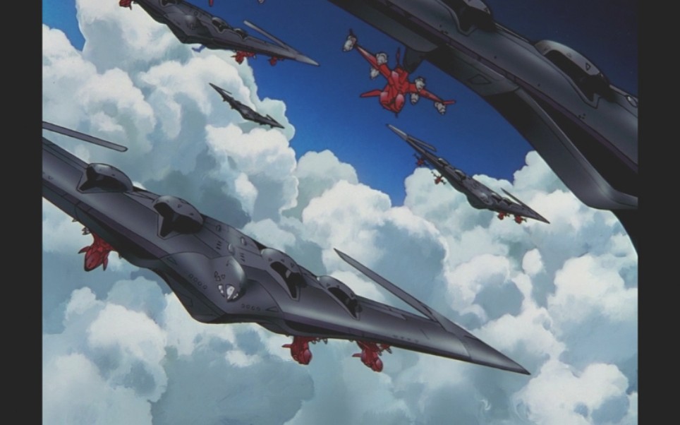 【专业剪辑】手绘空战巅峰(上),超时空要塞plus,vf-21空战坠落,沙朗