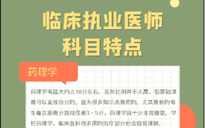 2022年临床医师资格考试科目特点及权重哔哩哔哩bilibili