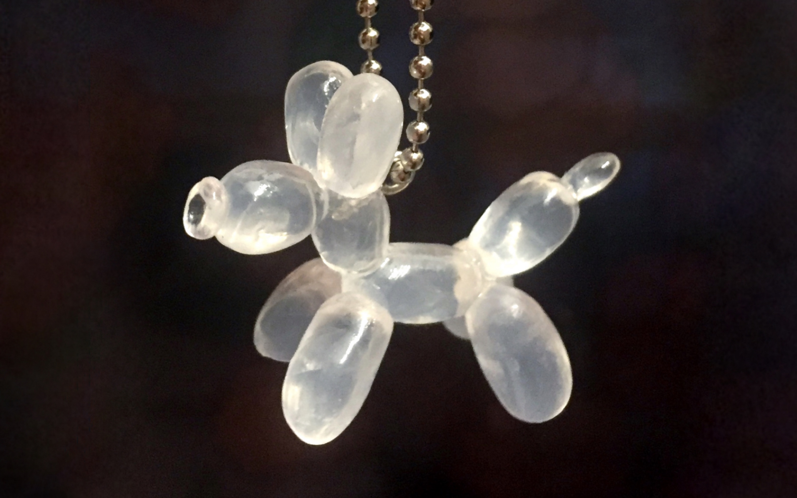 透明气球狗也太可爱了吧自由树脂