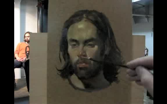 【油画教程】Portrait painting demo of Kike by Zimou Tan 绘画过程哔哩哔哩bilibili