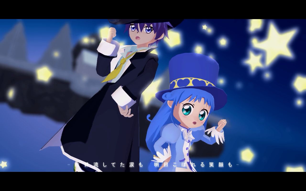 【双子星公主mmd】莲音×希尔杜「twinkle days」【月莲】模型配布