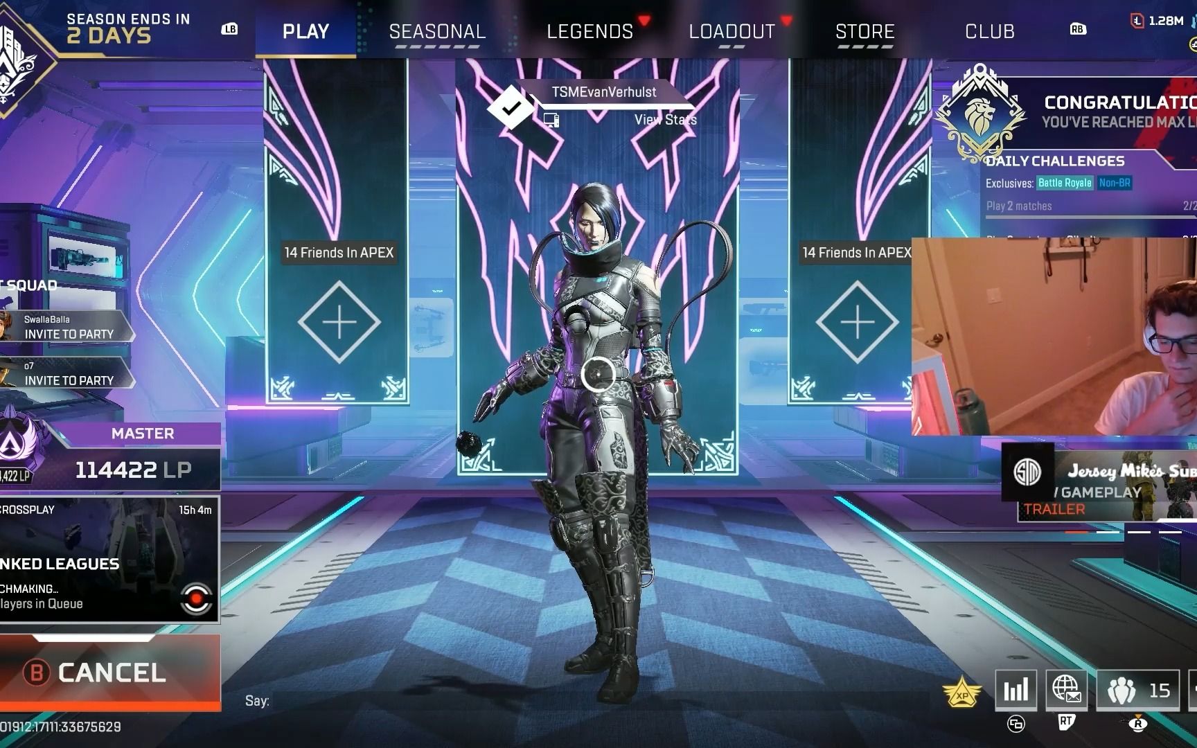 【apex/verhulst/录播】999iq单排大师! 8.5直播录像 04