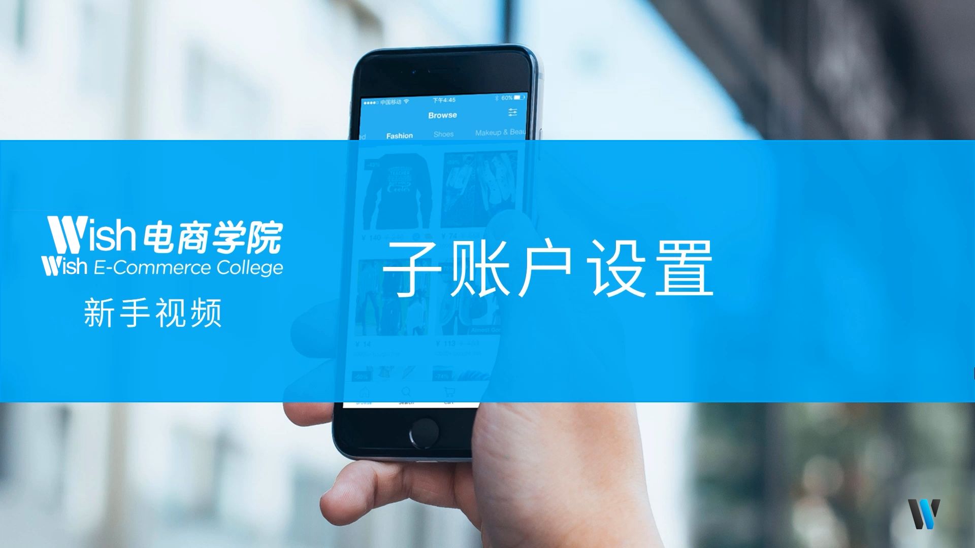 12.1 子账户设置