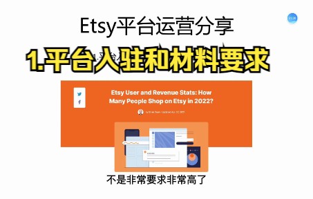 玩赚Etsy第1课—平台入驻要求和材料有哪些呢?哔哩哔哩bilibili