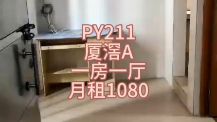 PY211广州租房|厦滘A口舒适一房一厅1080PY211,月租1080,水5,电0.89,管理费100.哔哩哔哩bilibili