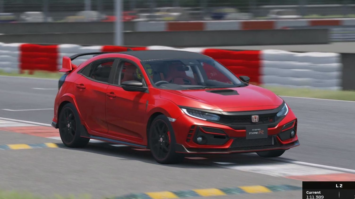 才1分17秒?honda civic type r试跑天马赛道