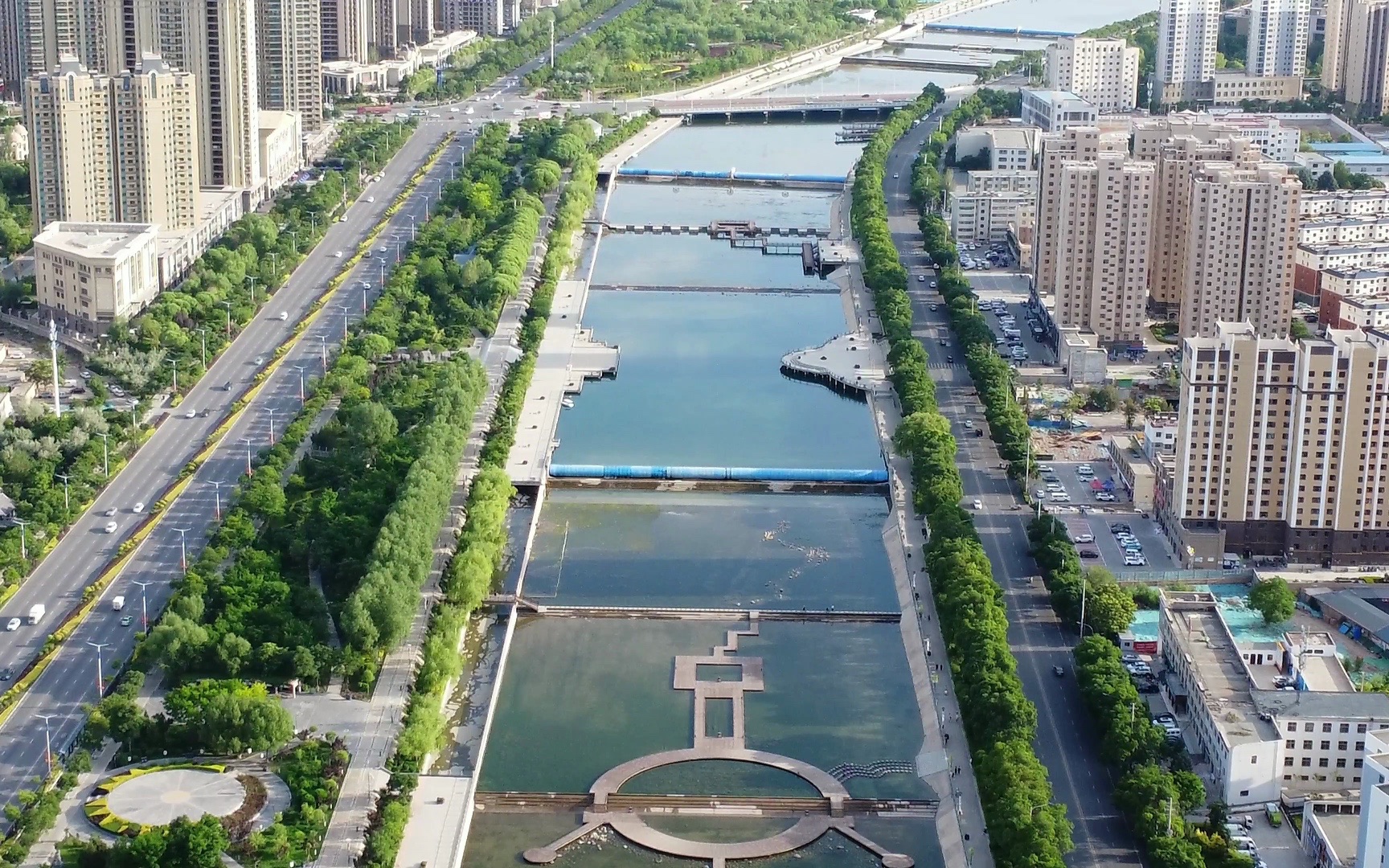 沉浸式俯视天马湖(武威凉州)