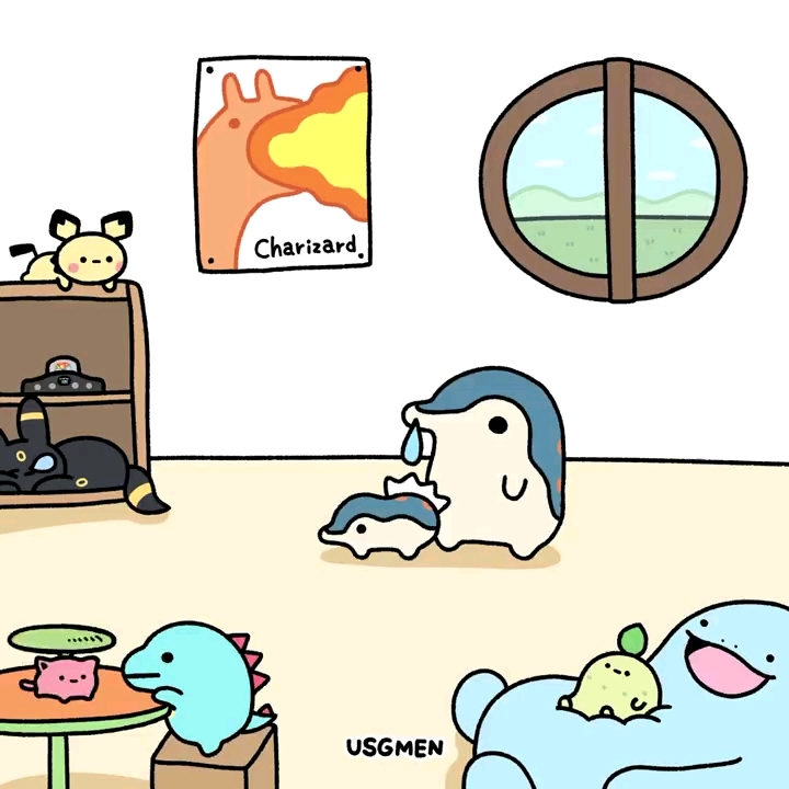【Q版宝可梦】悠闲的火球鼠
