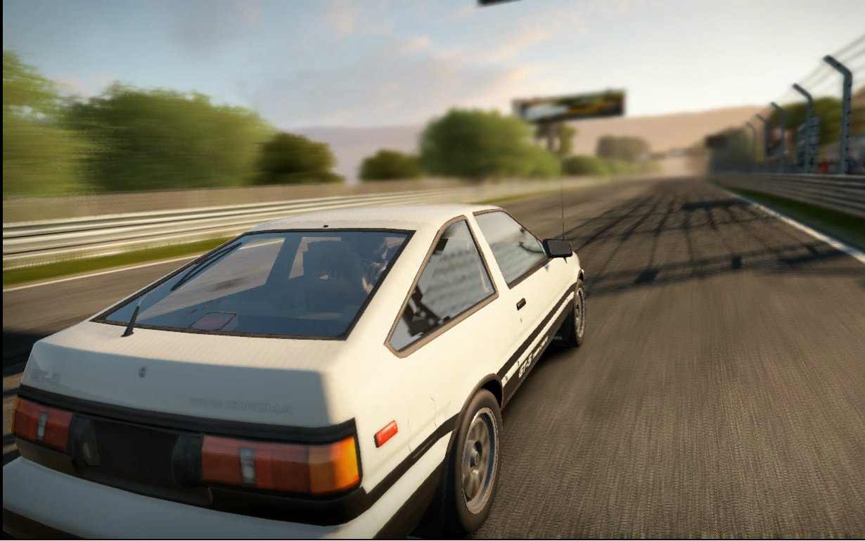 麒盛秋名山车神开ae86原厂纽北大圈