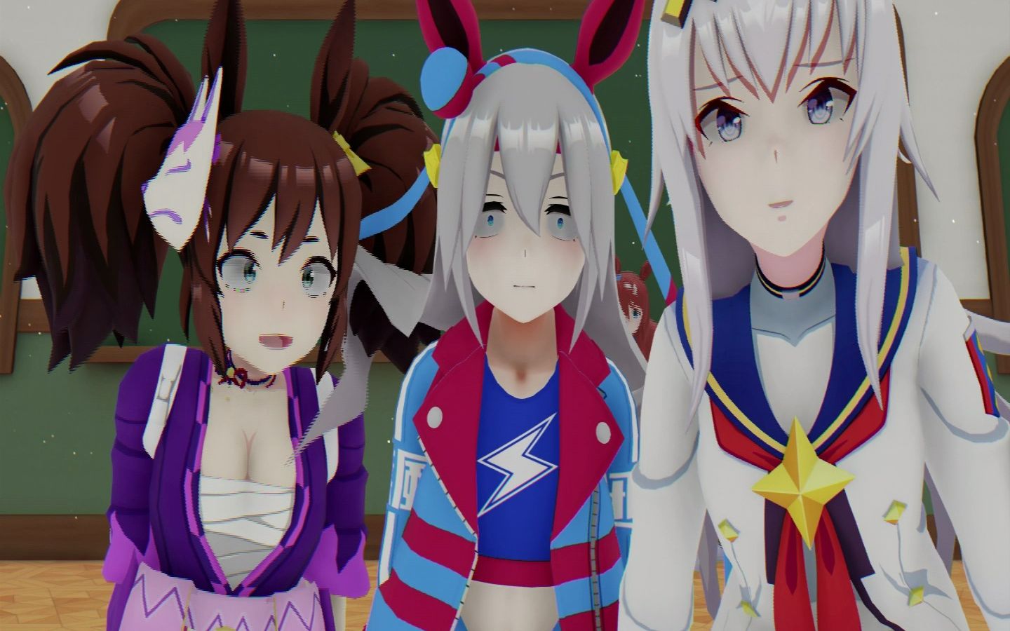 【mmd】稻荷一玉藻十字小栗帽的everybody