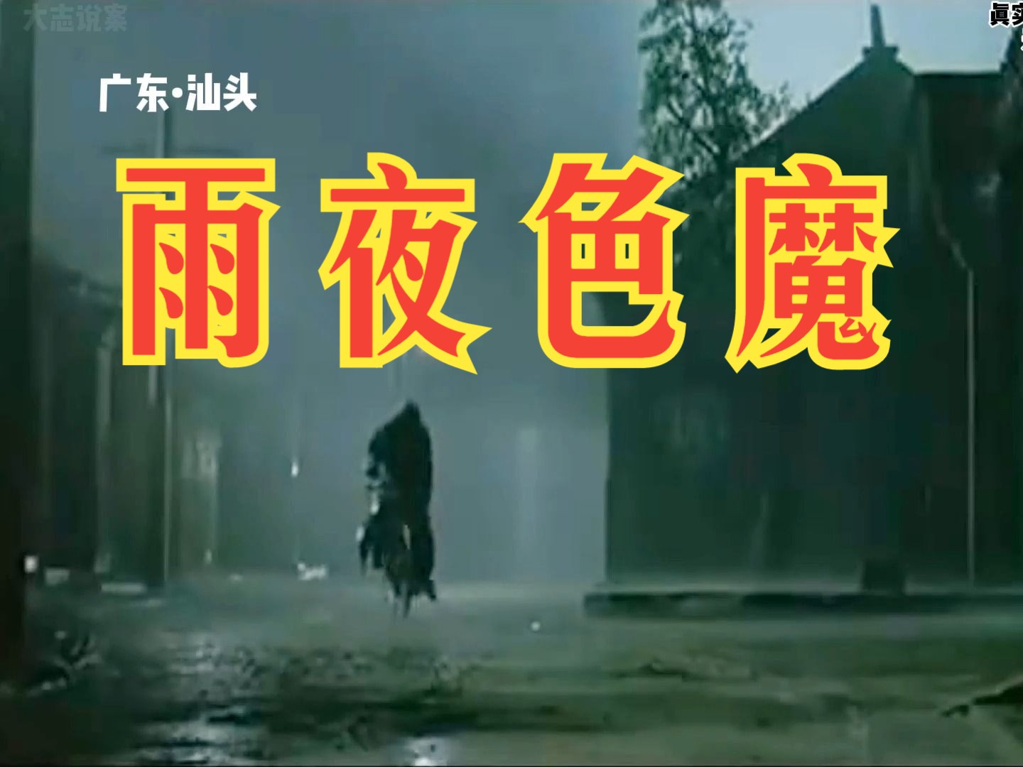 广东汕头大案:使人谈之色变的“雨夜色魔”#真实案件#大案纪实哔哩哔哩bilibili