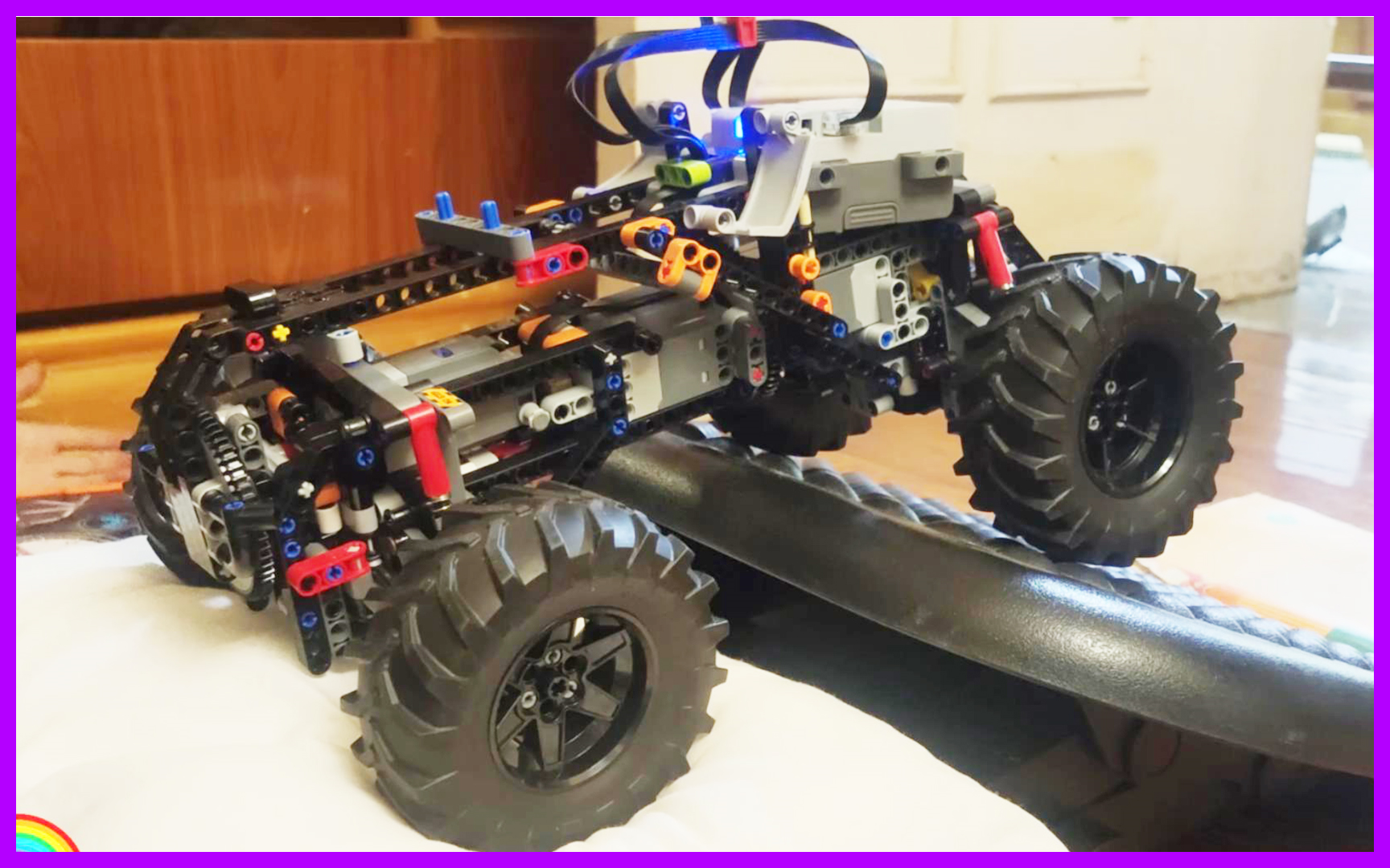 乐高42099越野车_底盘性能测试_qiqi玩具记录_lego亲子steam教育小