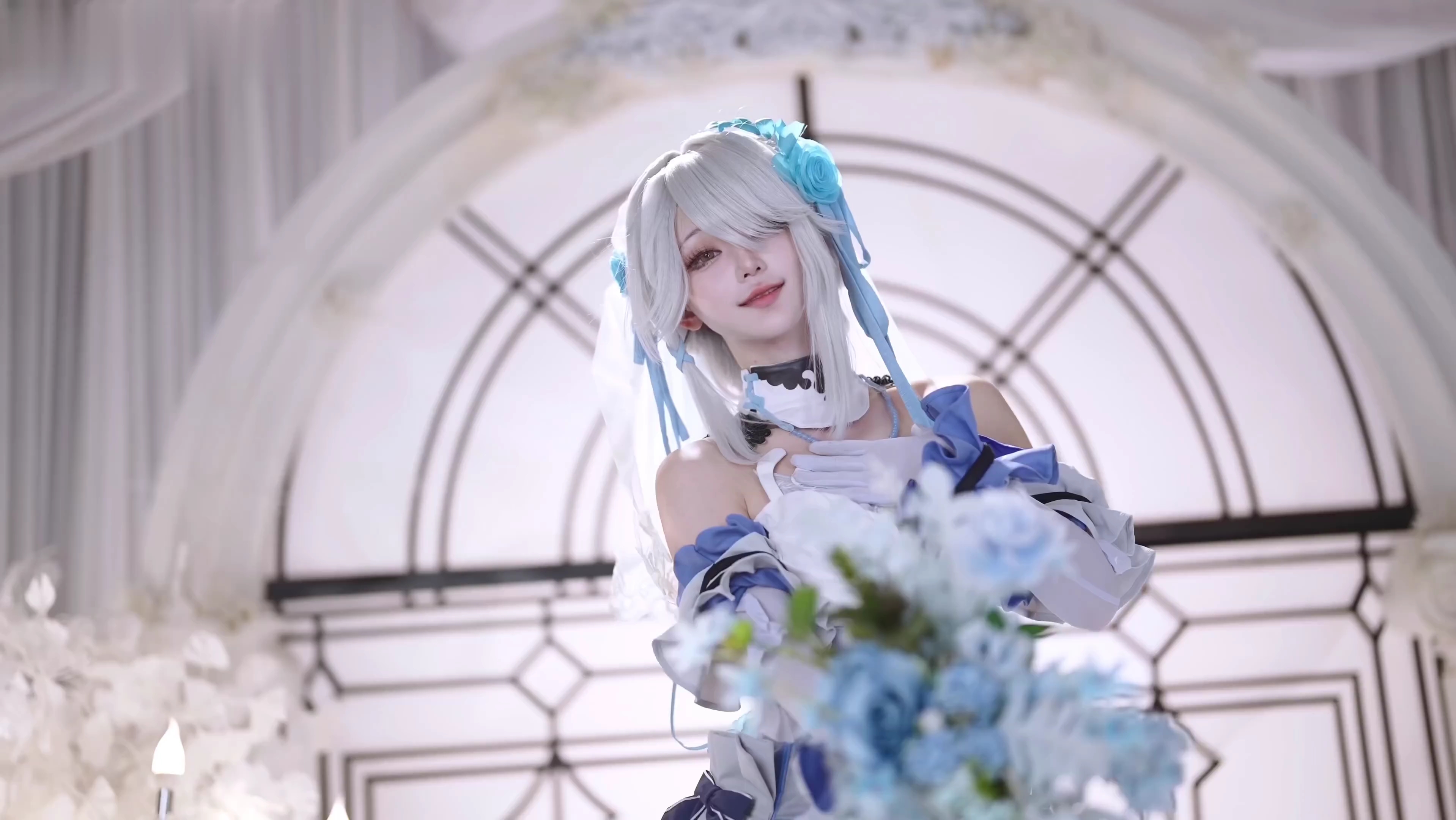 分析员你送我的婚纱,我穿上好看吗?| 〖尘白禁区·里芙cos