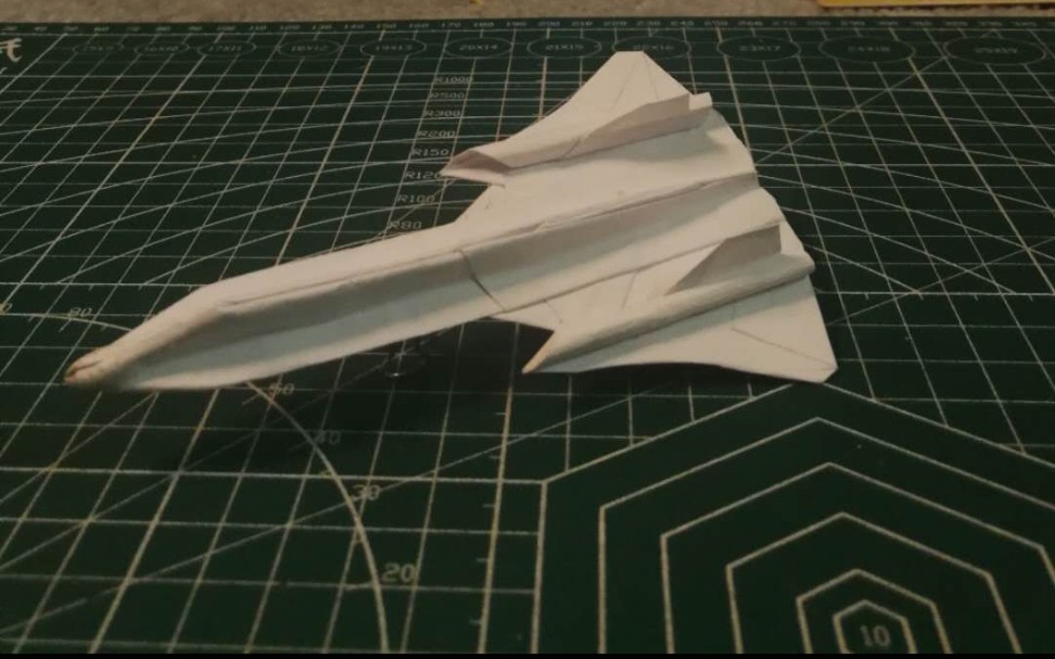十大恐怖飞机折纸图片