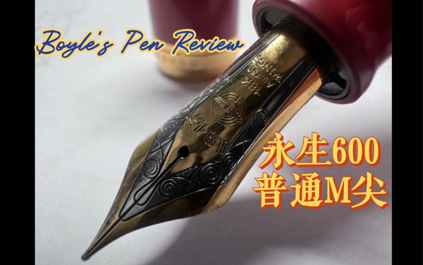 【Boyle's Pen Review】国笔标杆!永生600普通M尖全方位测评哔哩哔哩bilibili