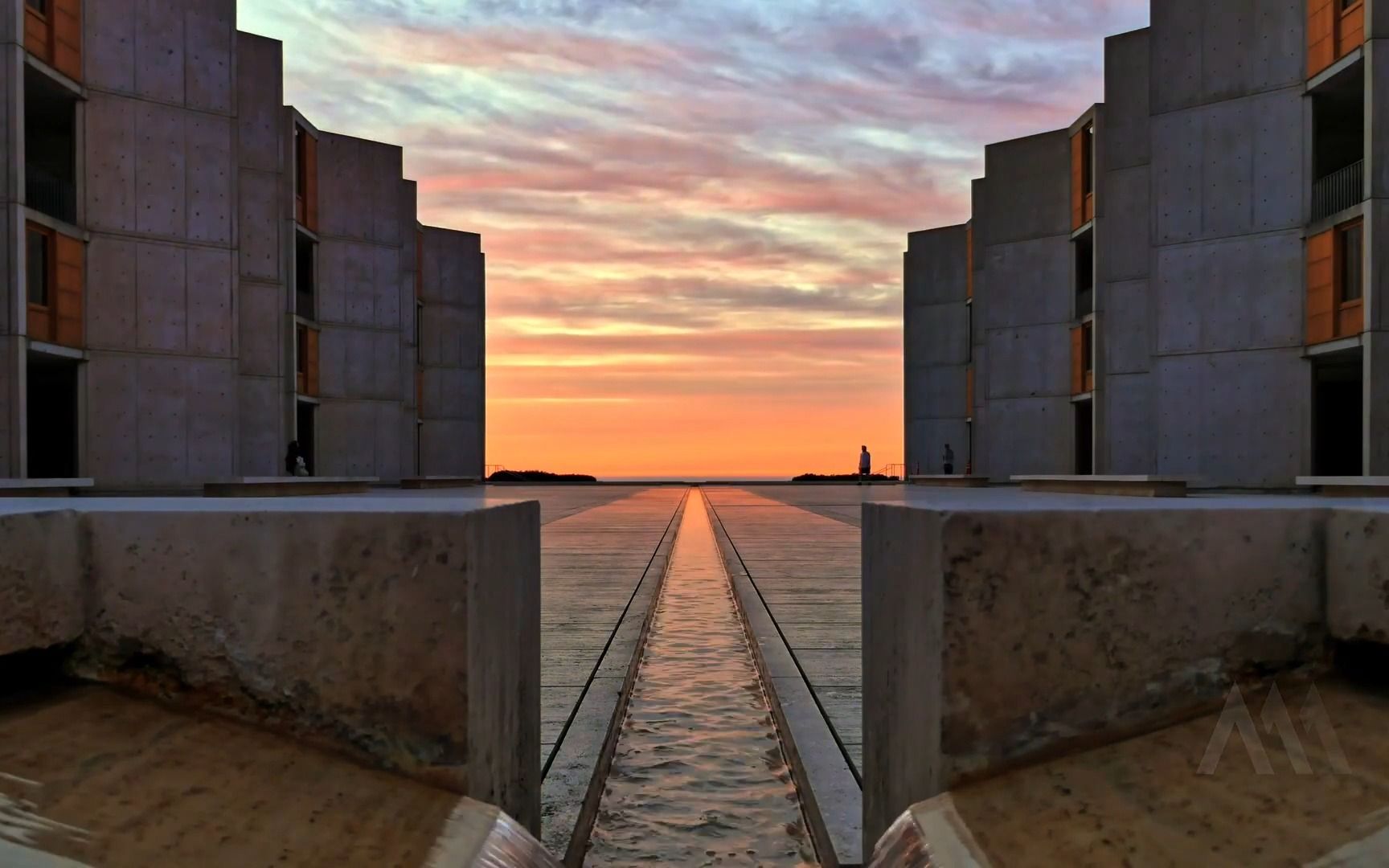 索尔克生物研究所路易斯ⷥ𚷢€”科学与艺术结合的经典之作Louis Kahn Salk Institute哔哩哔哩bilibili