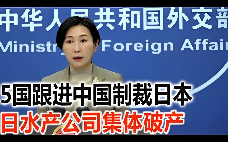 5国跟进中国制裁日本,日水产公司集体破产哔哩哔哩bilibili