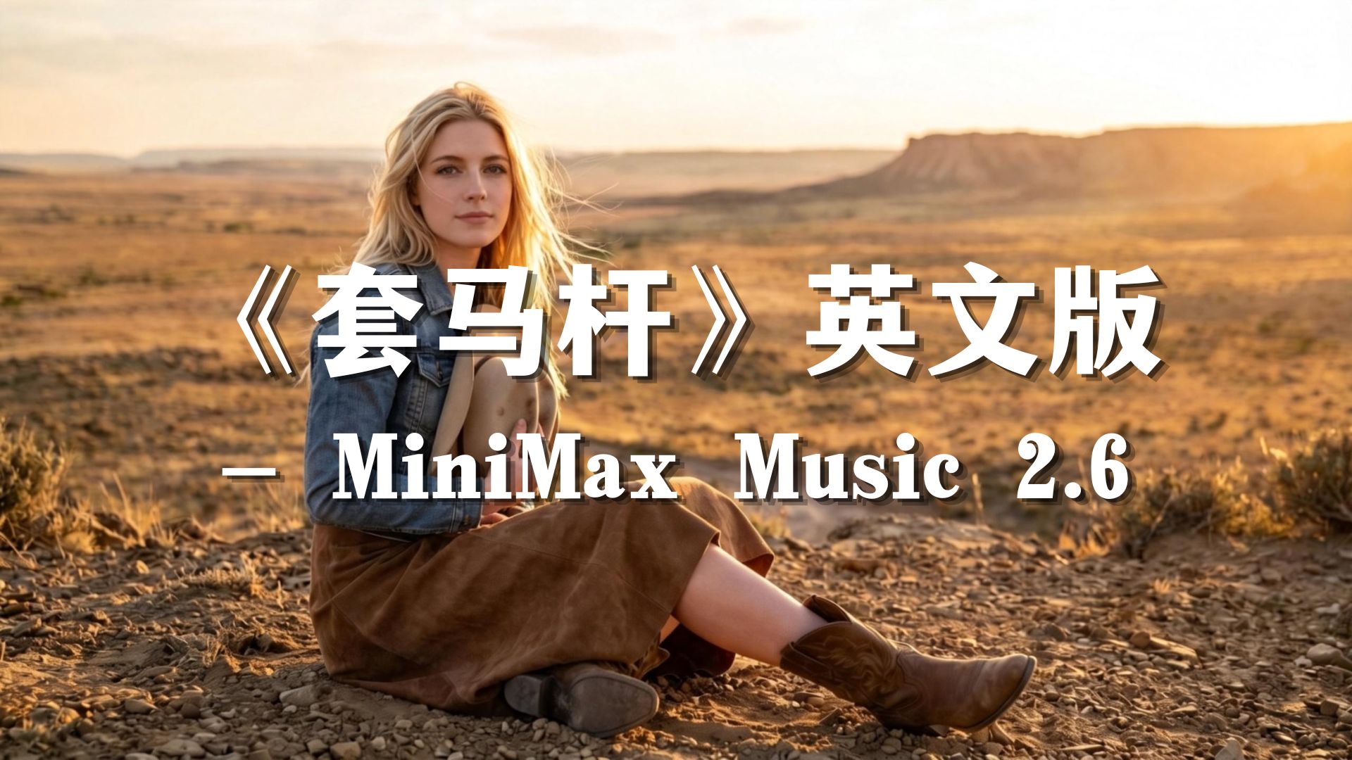 当乌兰图雅《套马杆》是一首英文歌？MiniMax AI cover改编