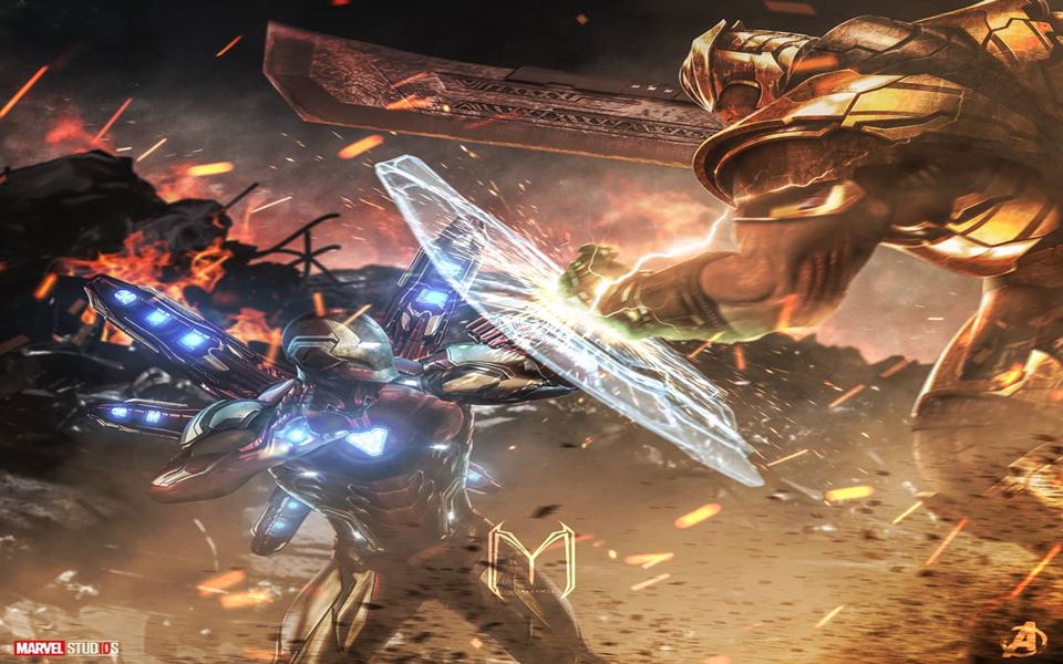 史诗级战争!漫威三巨头大战灭霸,终局之战正式打响!